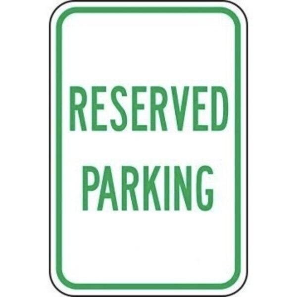 Accuform TRAFFIC SIGN RESERVED PARKING 24 X FRP207RA FRP207RA - main